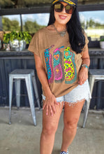 Mamacita neon chaps muscle tee