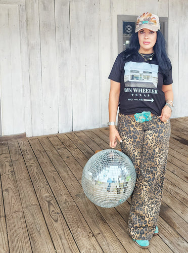 Mamacita leopard denim pants