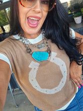 Mamacita horseshoe sweater vest