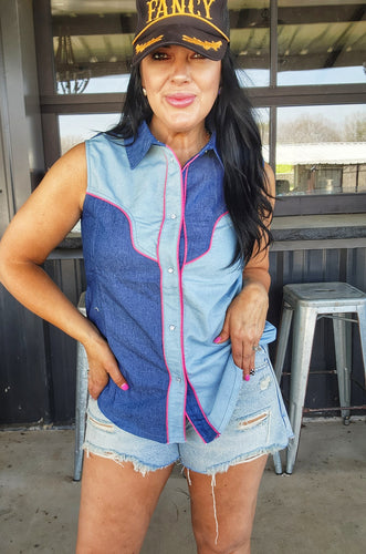 Mamacita Howdy sleeveless top