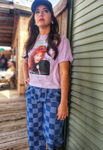 Mamacita checkered denim pants