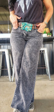 Mamacita vintage inspired black acid wash jeans