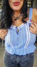 Mamacita gingham cowgirl top