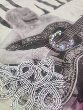 Mamacita dolly guitar blinged tee