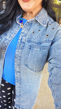 Mamacita rivited denim shacket