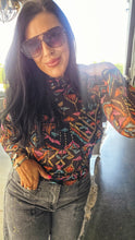 Mamacita stretchy neon aztec mesh