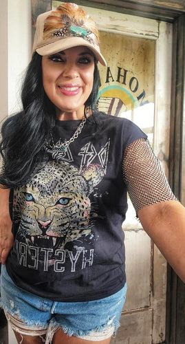 Def leppard blinged tee
