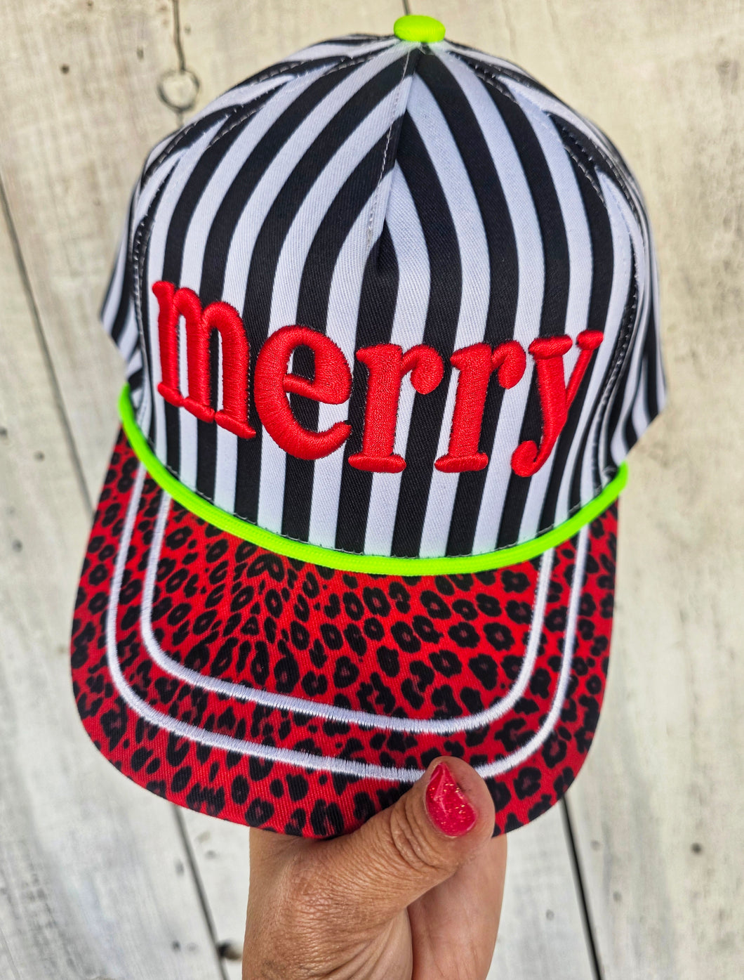 Merry striped cap
