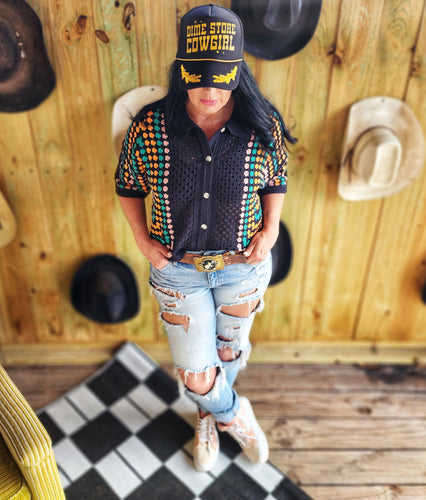 Mamacita boho crochet top