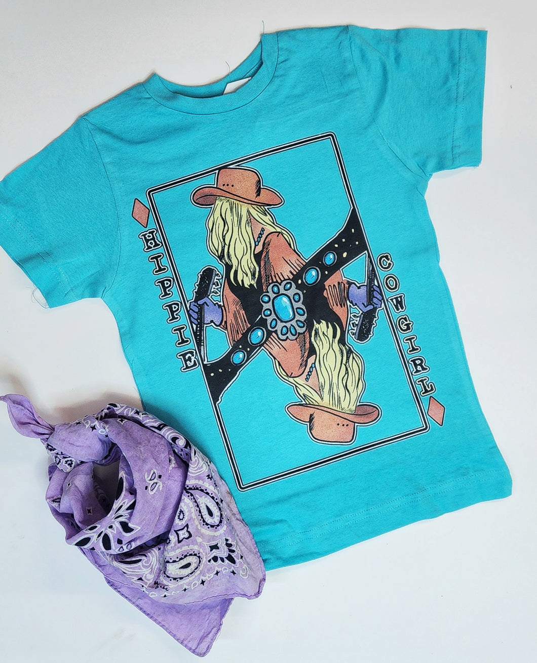 Hippie cowgirl tee
