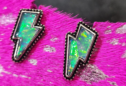 Moonwalker bolt earrings