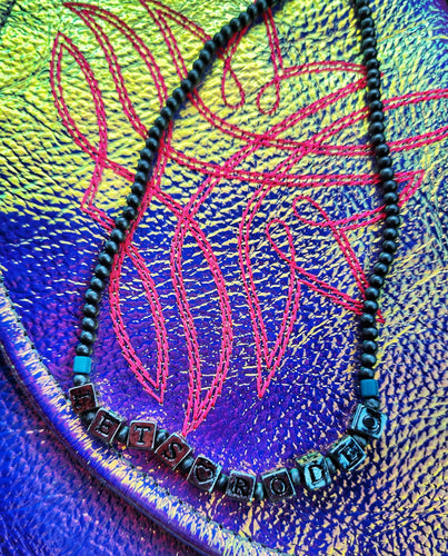 Lets rodeo beaded necklace