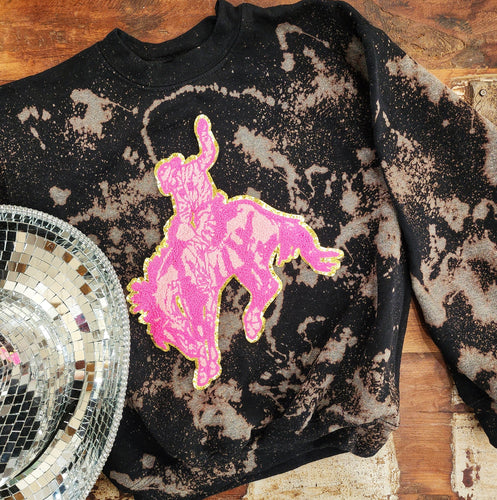 Rank rider bleached sweater