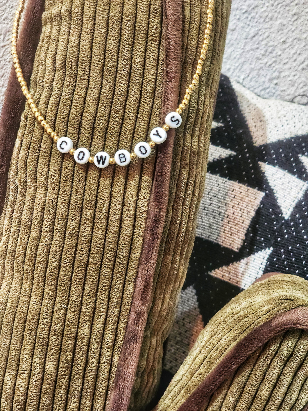 Cowboys necklace