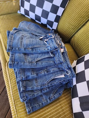 Mamacita carpenter denim shorts