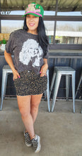 Mamacita leopard bow skirt