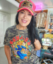 Camo cowgirl mamacita tee