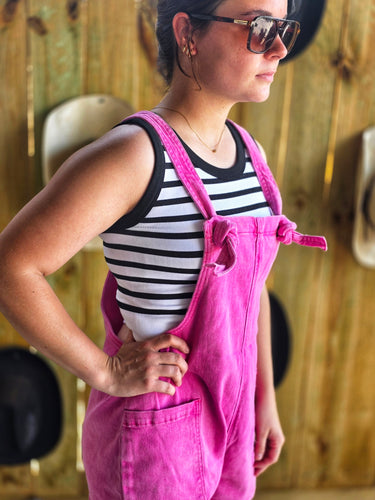 Striped tank/crop