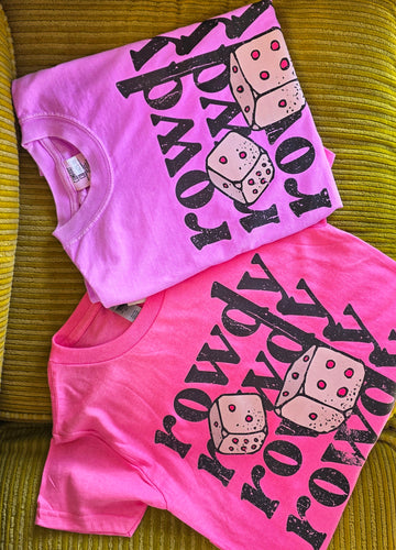 Rowdy mom & mini tee