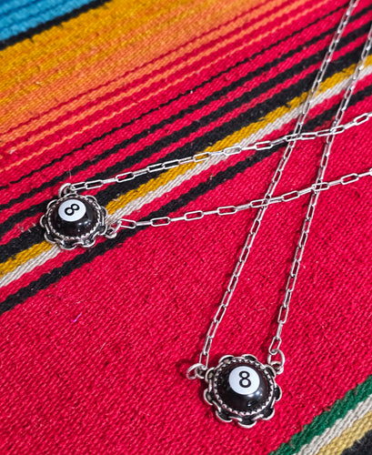 8 ball necklace