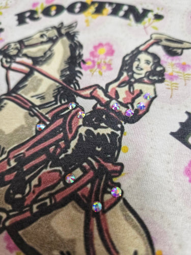 Rootin tootin cowgirl tee