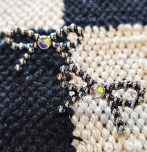 Studded bow earrings w/without bling