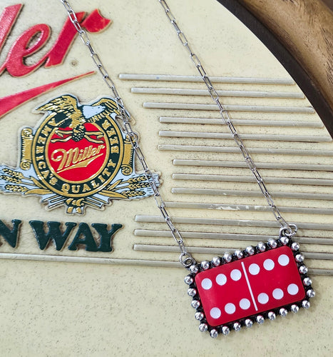 Domino necklace