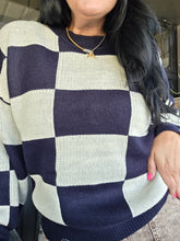 Mamacita Checkered oversized sweater