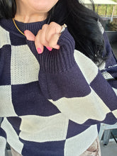 Mamacita Checkered oversized sweater