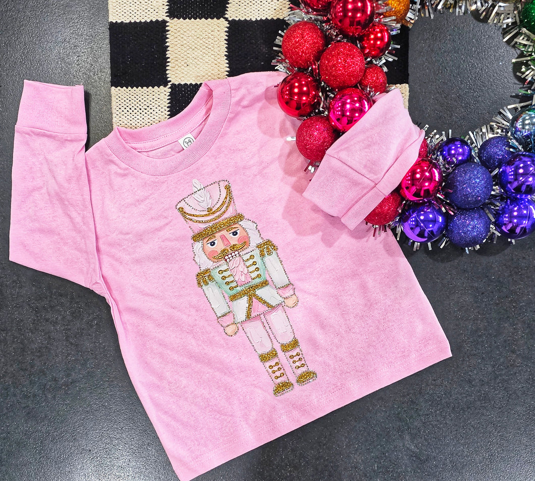 Longsleeve blinged nutcracker tee