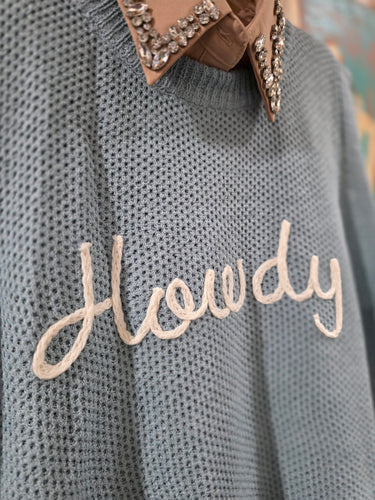Howdy knit sweater vest
