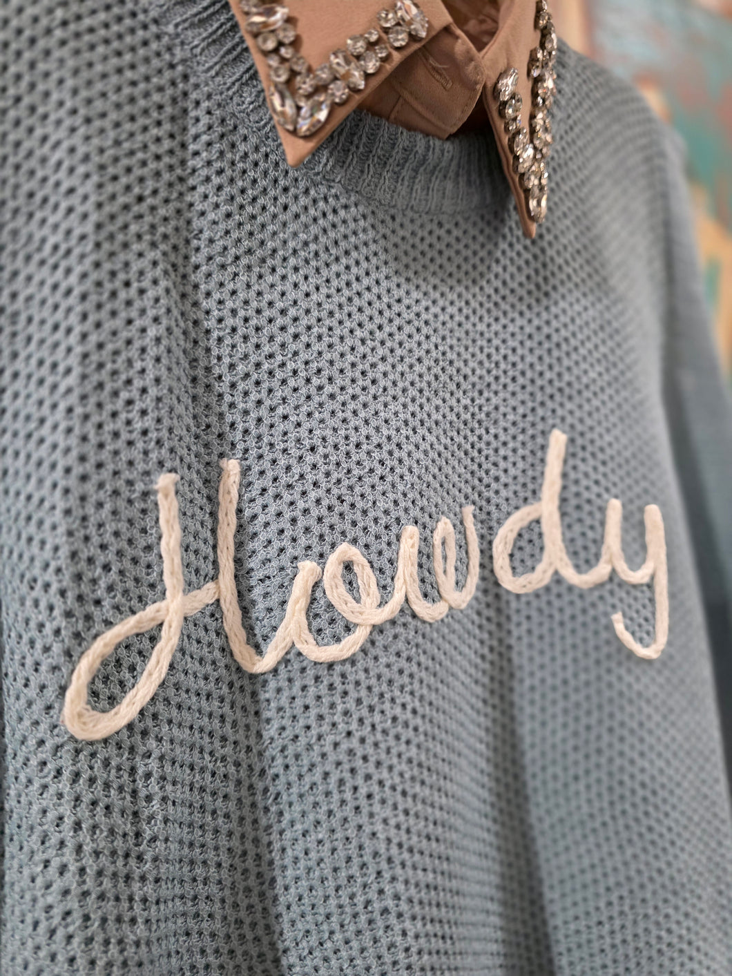 Howdy knit sweater vest