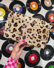 Leopard hair on hyde bags