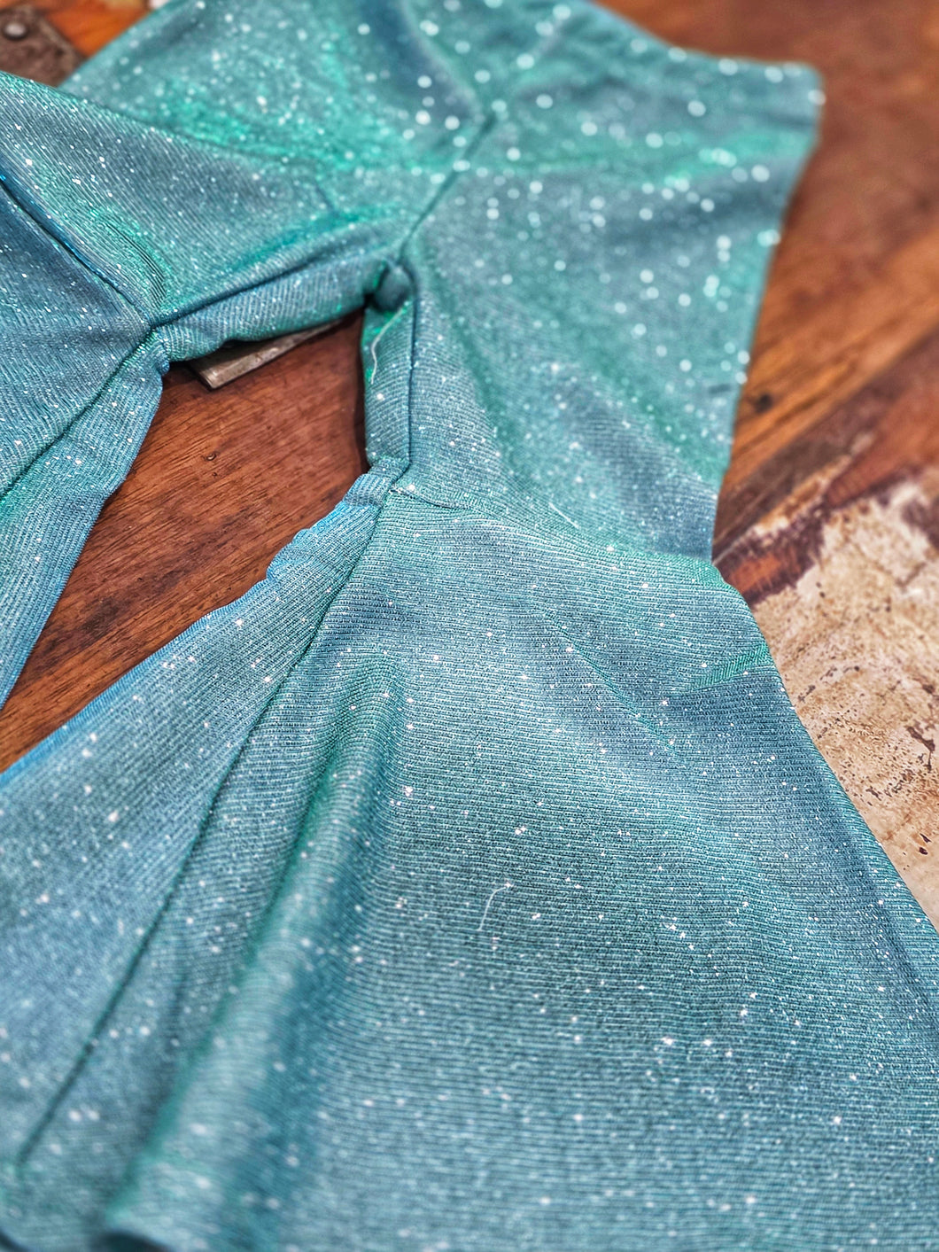 Sparkly little bell bottoms