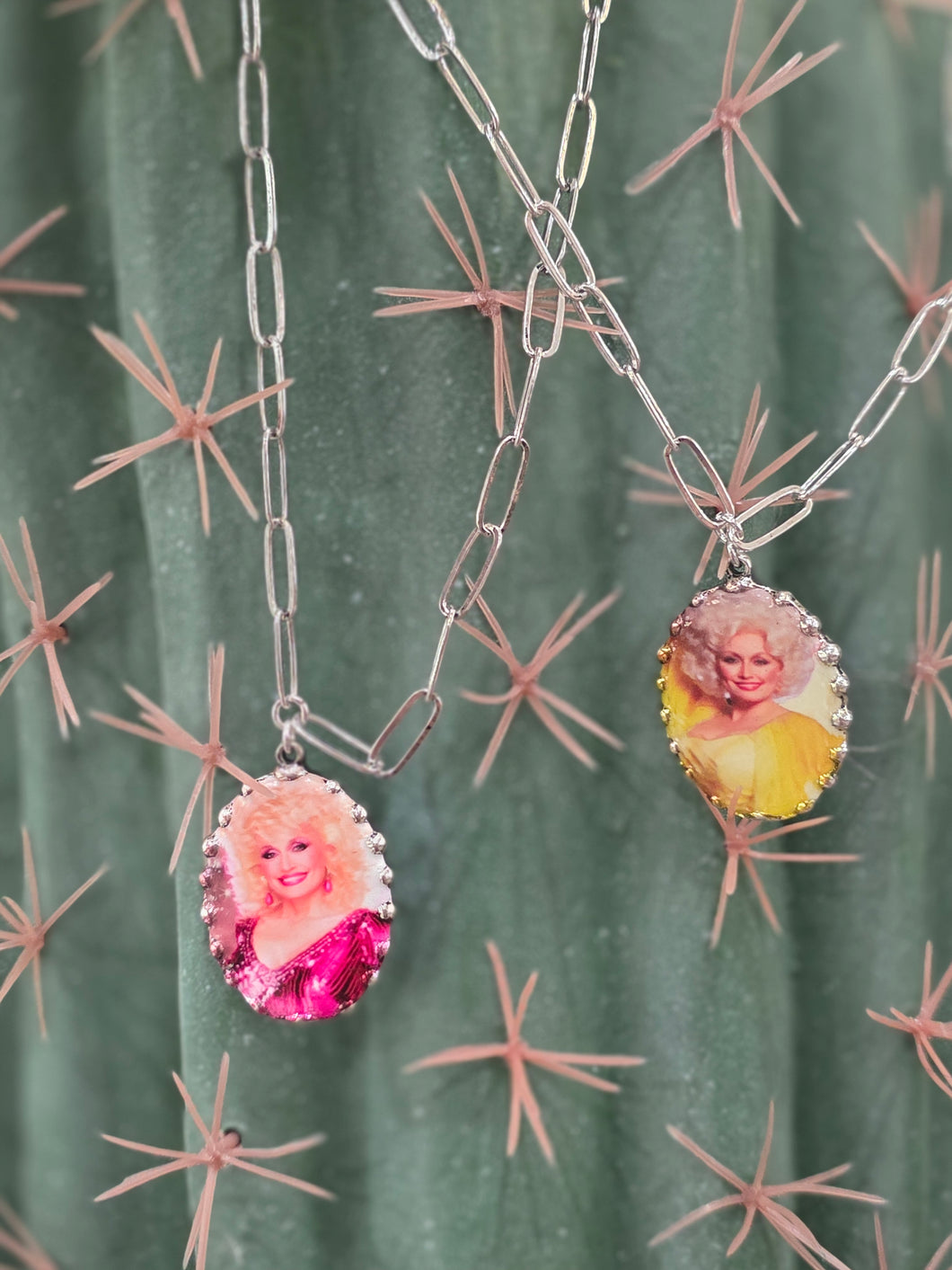 Golly Dolly paperclip necklace
