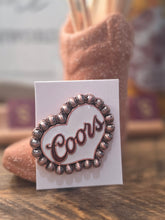 Coors heart pin