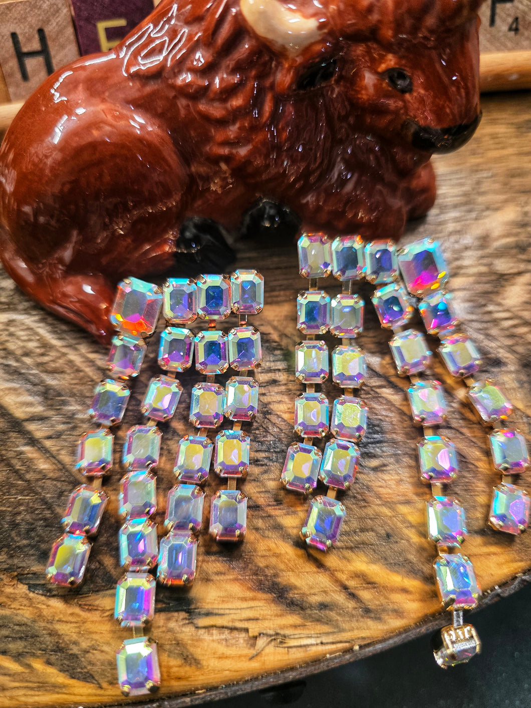 Rain drop earrings