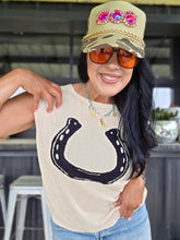 Laredo luck horseshoe sweater vest