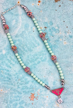 Ooak Prad bead necklace