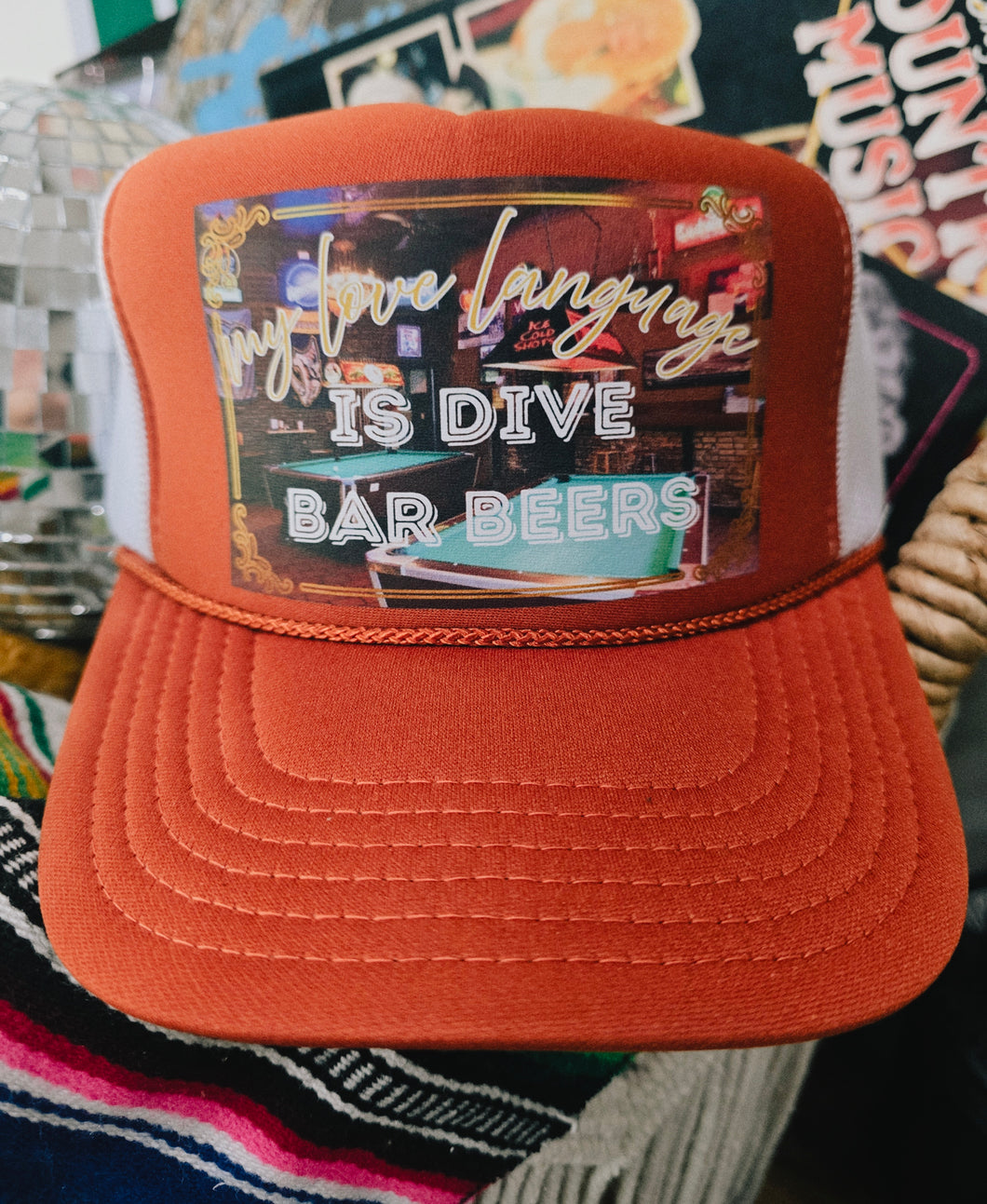 Dive bars trucker hat