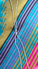 Rhinestoned lasso bolo necklace