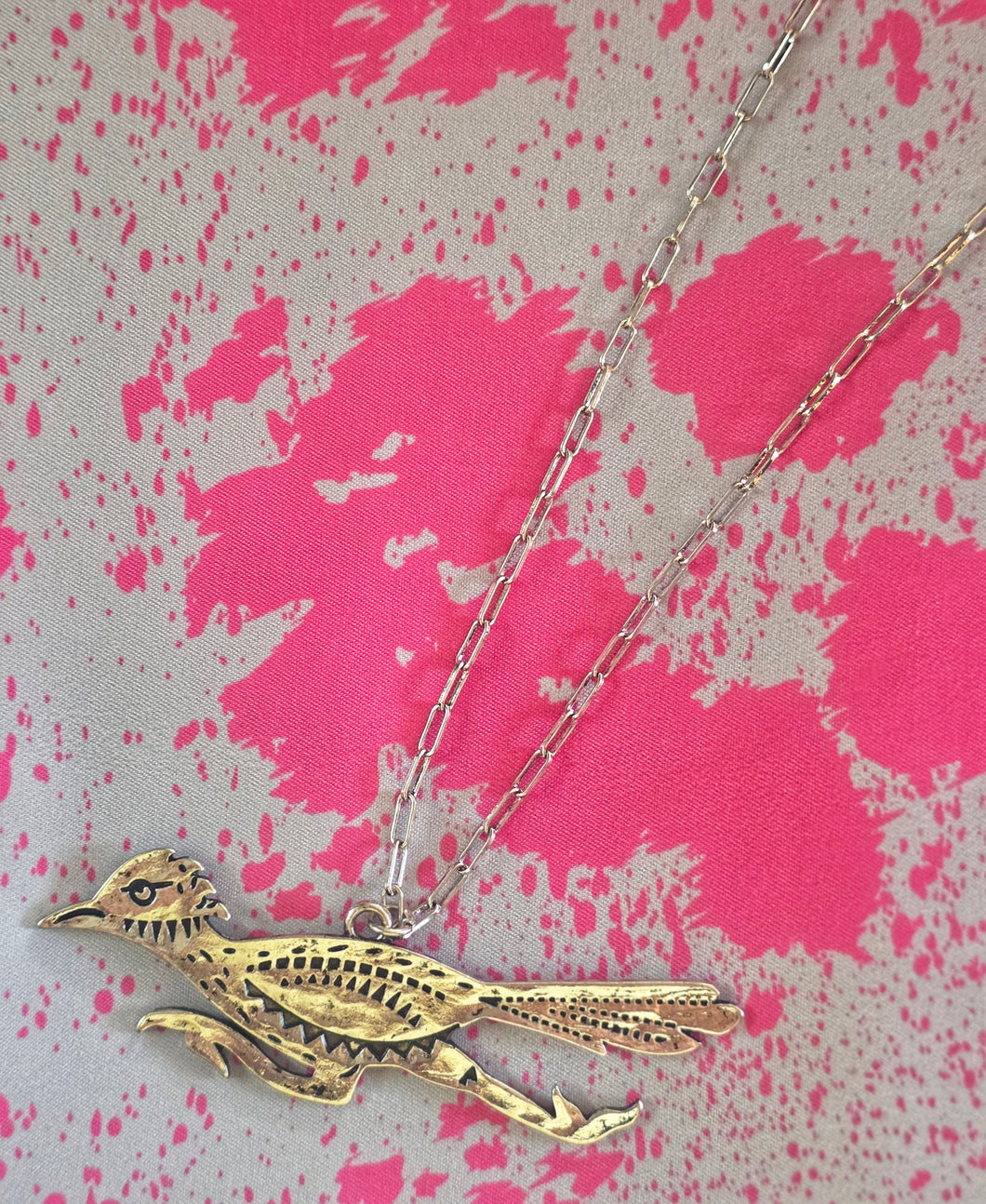 Roadrunner necklace