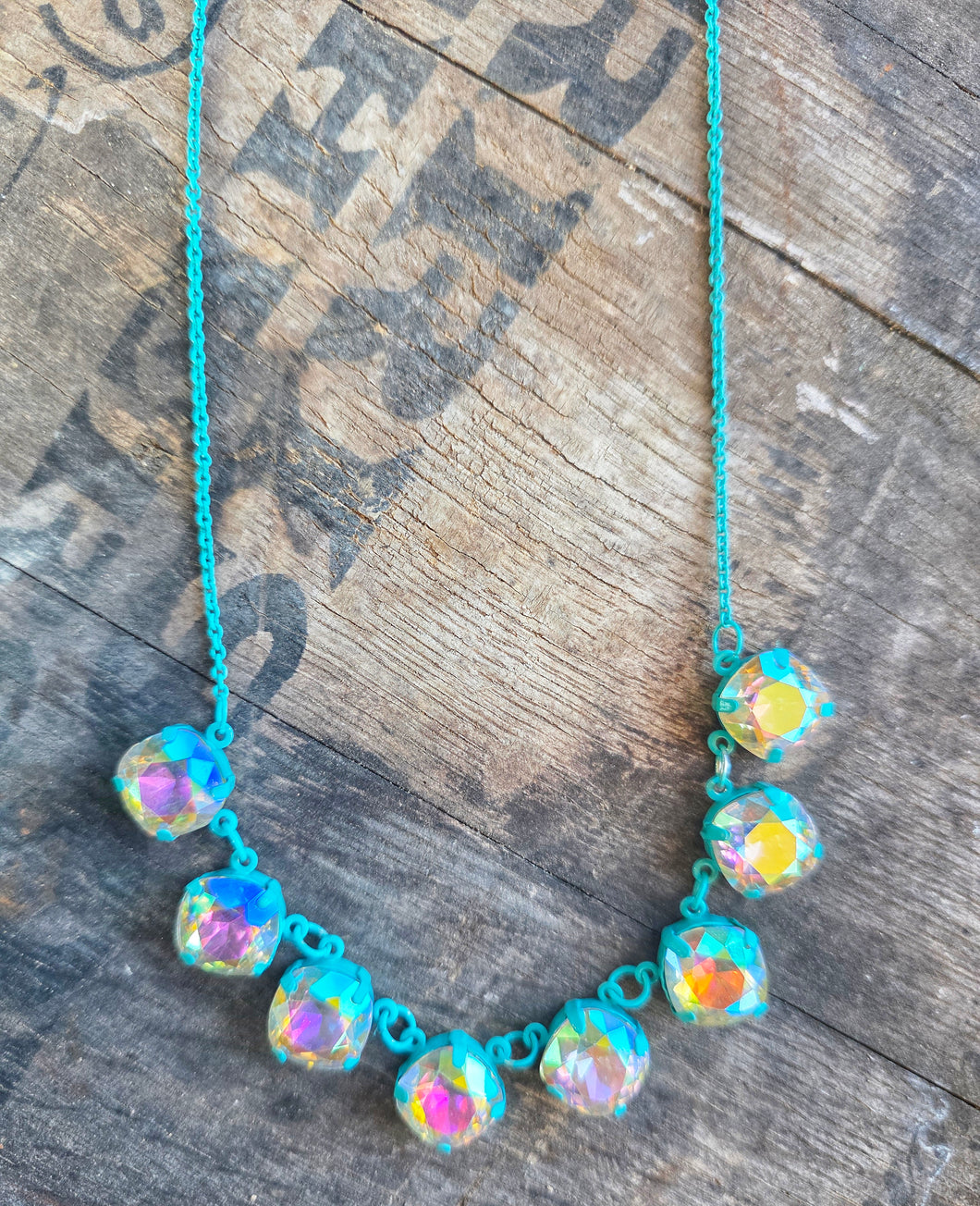 Dainty gemstone necklace