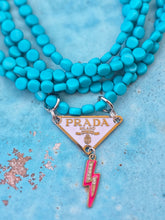 Prad several strand turquouise necklace
