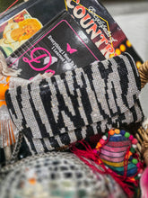 Bling me zebra clutch