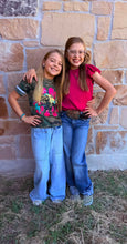 Wild camo buffalo kids tee