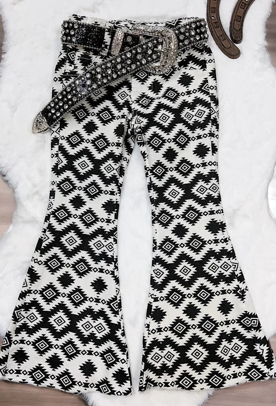 Aztec obsession bell bottoms