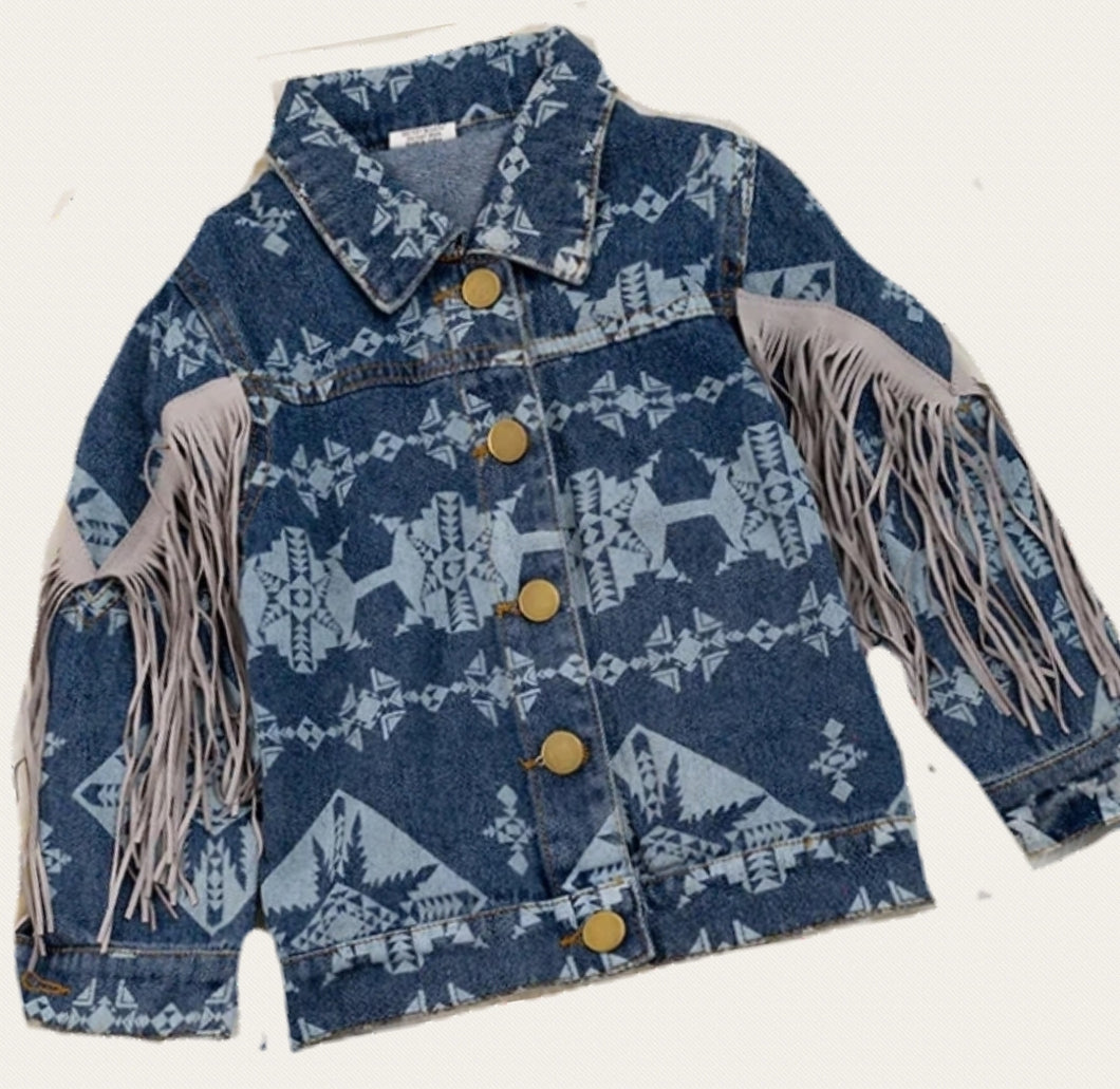 Coronado fringe denim jacket