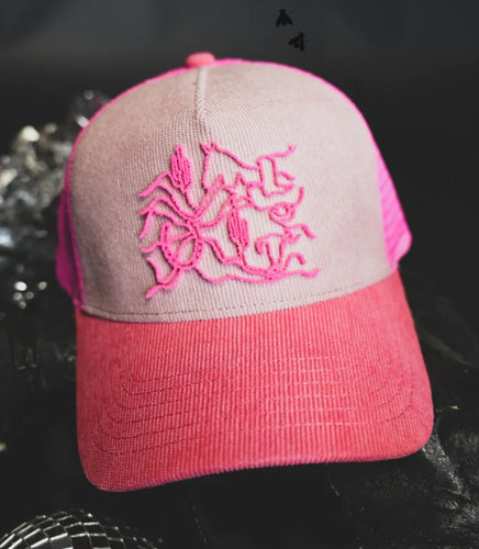 Neon vibes western trucker