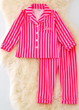 Barbie striped pajama set